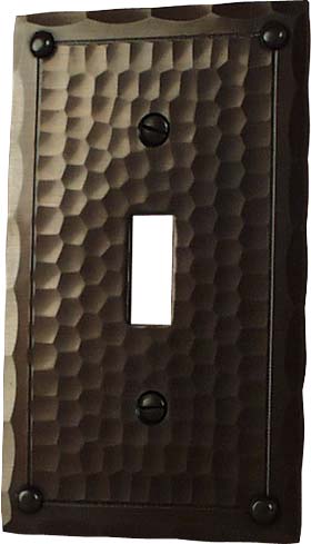 Arts and Crafts Electical Switch Cover Plate | Craftsman Electical Cover Plate | Mission Style Light Switch Cover